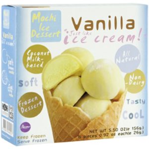 Mochi glacé à la vanille 6pcs