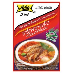 Pâte de curry rouge 100gr 2en1