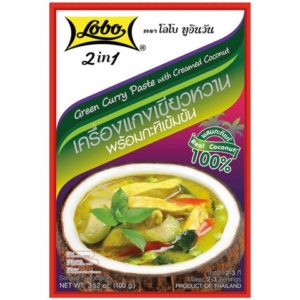 Pâte de curry vert 100gr 2en1