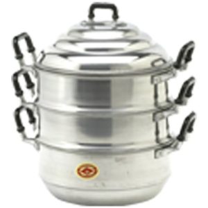 Cuiseur vapeur 34cm en aluminium