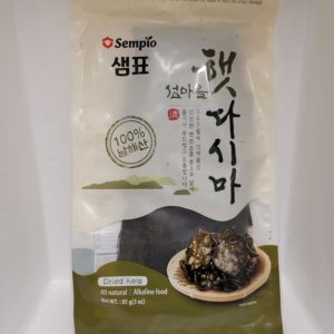 algue kombu sèchée 85g (grand )