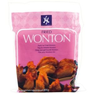 Feuilles à raviole (wonton) sans oeufs 250g à frire