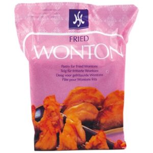 Feuilles à raviole (wonton) sans oeufs 500g à frire