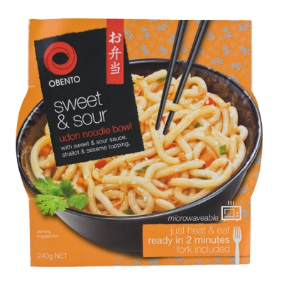 Soupe udon aigre doux aux sésames