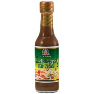 Sauce à l'ail et poivre noir