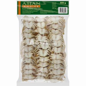 Blue swimming petit crabe