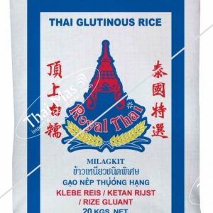 Riz gluant blanc royal thai 20kg