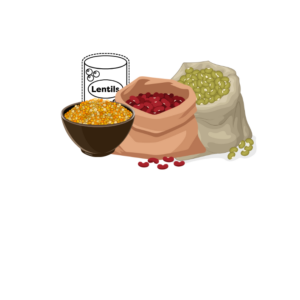 Haricots et Lentilles