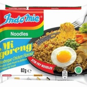 Nouille de blé saveur mi goreng barbecue