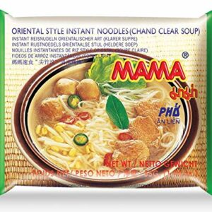 Nouille de riz style oriental clear soup